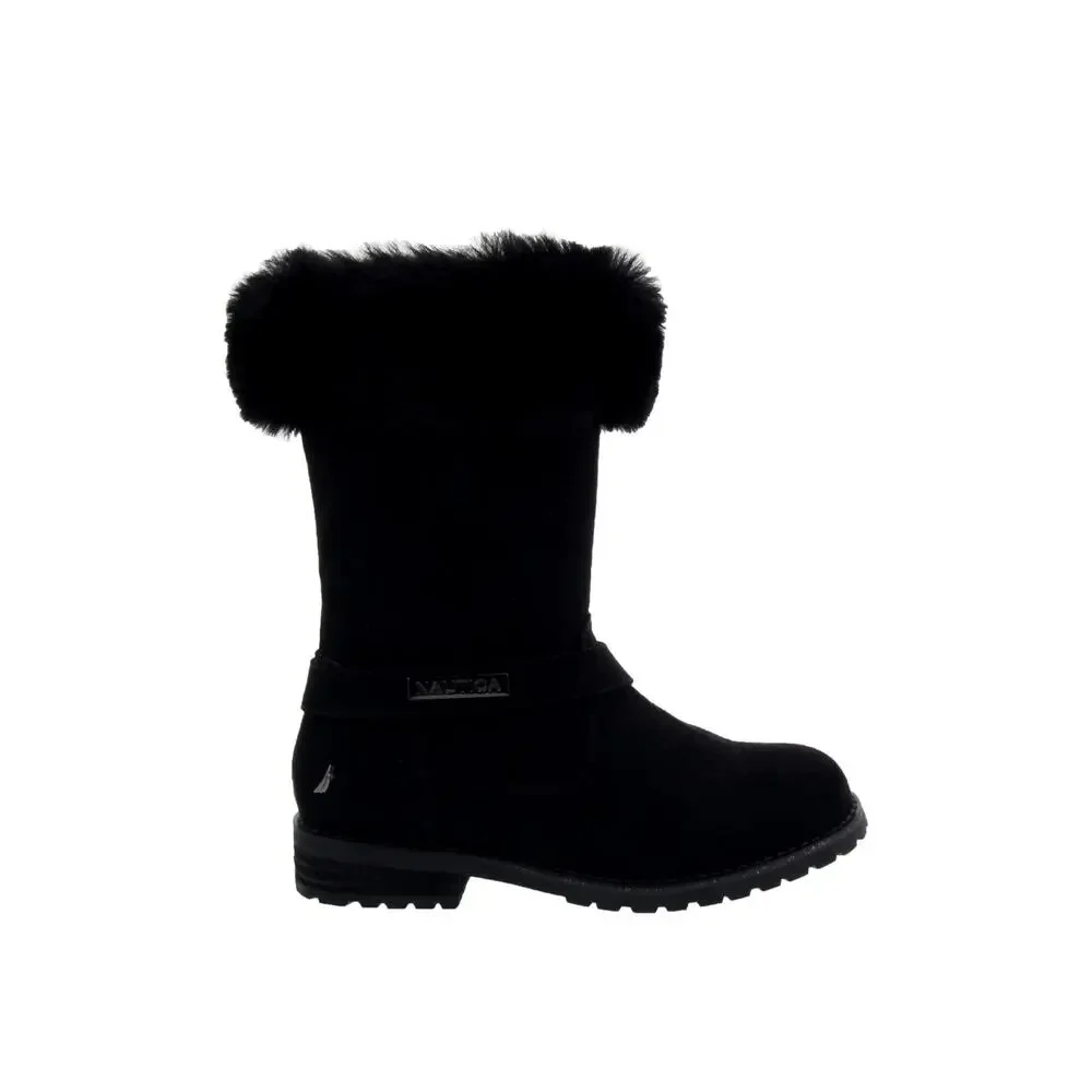 NAUTICA Girls Warm Boots-Cold Weather With Sherpa Fur Size 13 NEW # Box 637